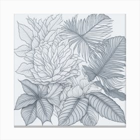 'Flora' myluckycharm Canvas Print