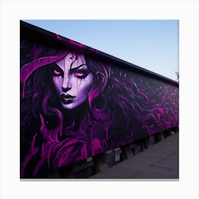 League of Legends Morgana graffiti Canvas Print