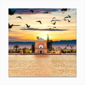 Menara marrakech morroco Canvas Print