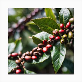 Coffee Berries Canvas Print