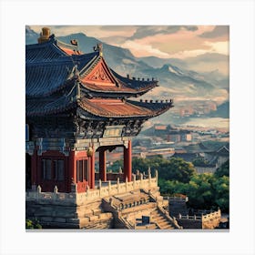 Chinese Architecture Canvas Print