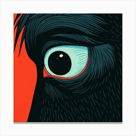 Eye Of The Cow Canvas Print