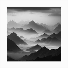 Mountain Range 1 Canvas Print