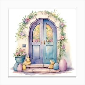 Easter Door 5 Canvas Print