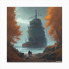 Shipwreck 3 Canvas Print