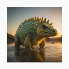 Dinosaur - Dinosaur Stock Videos & Royalty-Free Footage Canvas Print