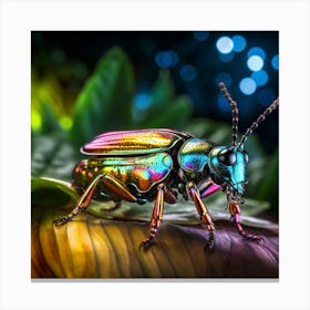 Colorful Beetle Canvas Print