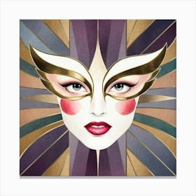 Masquerade Mask Canvas Print