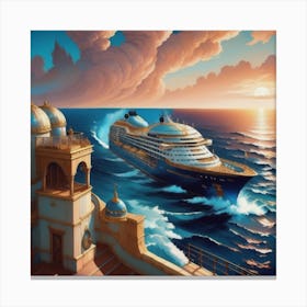 Mediterranean Cruise Canvas Print