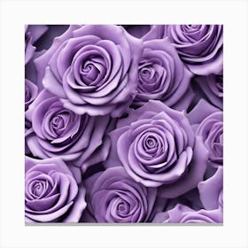 Purple Roses 33 Canvas Print