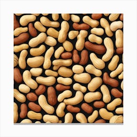 Peanuts Seamless Pattern 1 Canvas Print