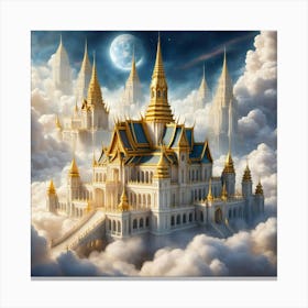 Castle In The Clouds 19 Canvas Print