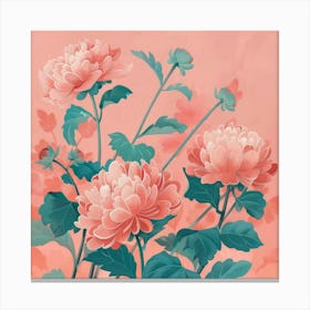 Chrysanthemums 1 Canvas Print