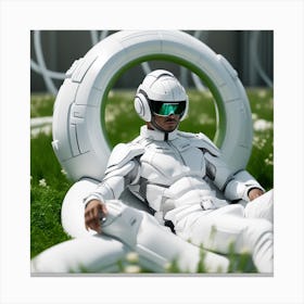 Futuristic Man 138 Canvas Print