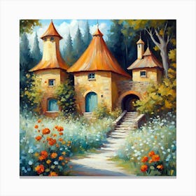 Mysterious entrance to the forest kingdom ​ Canvas Print