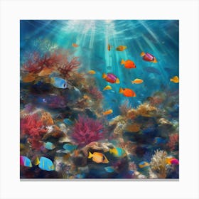 Into The Water Wall Art Image 1 Canvas Print
