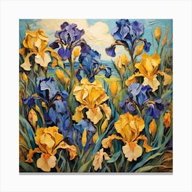 Irises Canvas Print