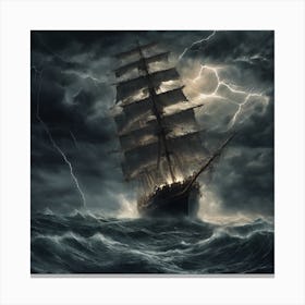 Stormy Seas Canvas Print