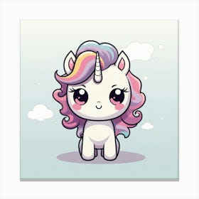 Cute Unicorn 193 Canvas Print