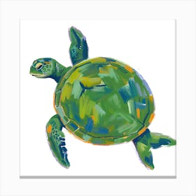 Green Sea Turtle 07 Canvas Print