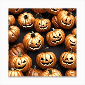 Halloween Pumpkins 7 Canvas Print