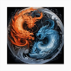 Yin And Yang Canvas Print