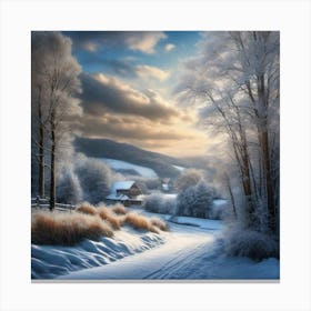 Winter Landscape 4 Canvas Print