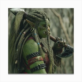 Orc Warrior Canvas Print