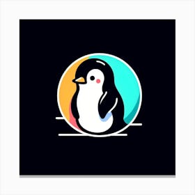 Penguin Logo 2 Canvas Print