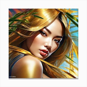 Asian Beauty 5 Canvas Print