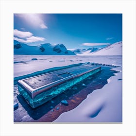 Arctic Cabin Canvas Print