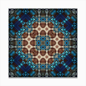 The Blue Decor Is A Wonderful Pattern 5 Canvas Print