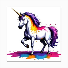 Unicorn Painting 5 Canvas Print