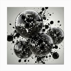 Abstract Spheres 5 Canvas Print