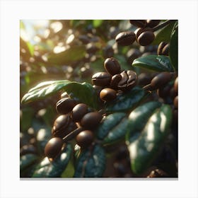 Coffee Beans On A Tree 78 Canvas Print