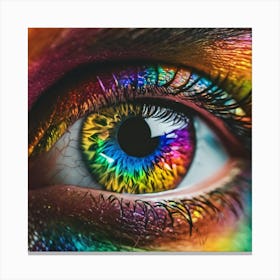 Rainbow Eye 4 Canvas Print