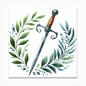 Two-handed sword Canvas Print