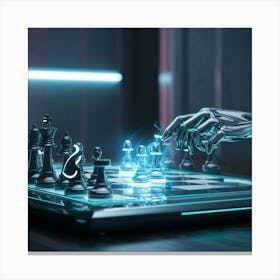 Chess Game Canvas Print