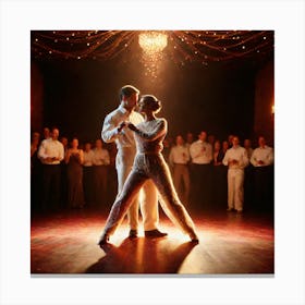 Dancers In A Ballroom 2 Canvas Print