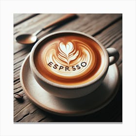 Espresso Canvas Print