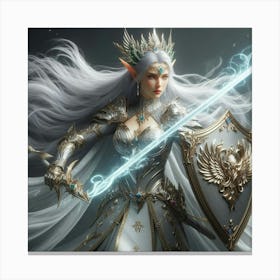 Elfin Female Canvas Print