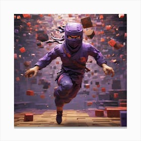 A Nimble Ninja Canvas Print