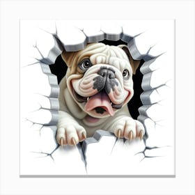 Bulldog Canvas Print