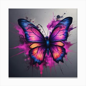 Butterfly Stock Videos & Royalty-Free Footage 11 Canvas Print