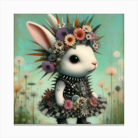 Punk rabbit Canvas Print