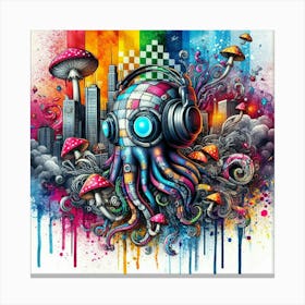 Octopus 18 Canvas Print