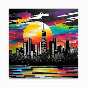 New York City Skyline 47 Canvas Print