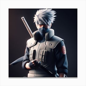 Kakashi Sensei 14 Canvas Print