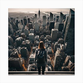 The view Canvas Print