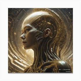 Futuristic Woman 1 Canvas Print